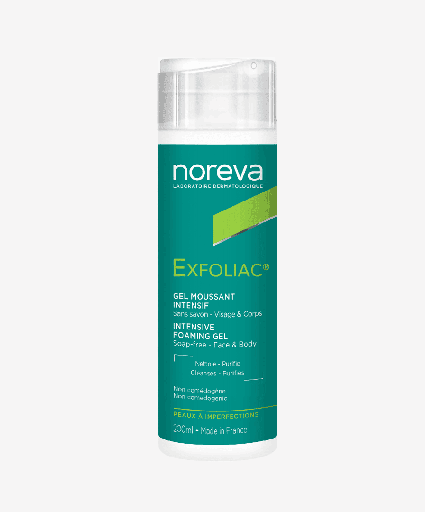 [3401547779324] NOREVA EXFOLIAC GEL MOUSS INTENS FL/200ML