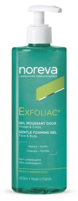 NOREVA EXFOLIAC GEL MOUSS DOUX FL/400ML