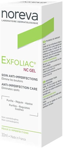NOREVA EXFOLIAC NC GEL  FL/30ML