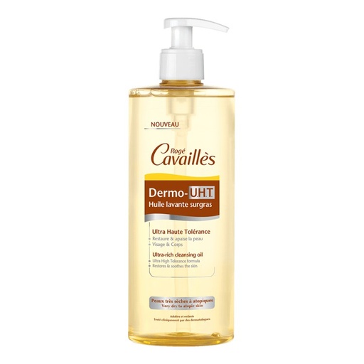 ROGE CAV DERMO UHT HUILE LAVANTE F/500ML
