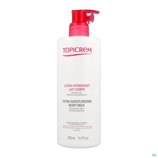 [3700281702286] TOPICREM ULTRA HYDRA LAIT FL/500ML