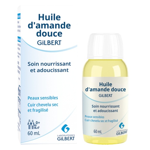 [3518646126635] GILBERT HUILE D AMANDE DOUCE 60ML