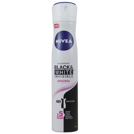 NIVEA BLACK & WHITE INVISBLE CLEAR 48H 200ML