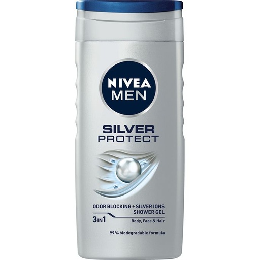 NIVEA MEN SILVER PROTECT 3 EN 1 250ML