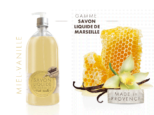PBP SAVON LIQUIDE MIEL VANILLE 1L