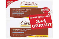 ROGE CAV SAVON FLEUR COTON LOT 3+1