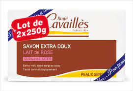ROGE CAV SAVON SURGRAS LAIT ROSE 250MG LOT2