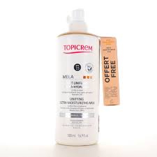 TOPICREM MELA LAIT UNIFIANT LAIT ULT HYD FL/500ML+SERUM F/7ML