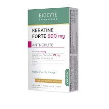 BIOCYTE KERATINE FORT 500 mg ANTI CHUTE GEL B/40