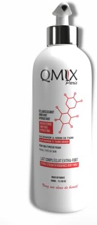 [3760299870247] QMIX LAIT ECLAT HYDRATANT NIACINAMIDE ET HERBE DE TIGRE 400ML
