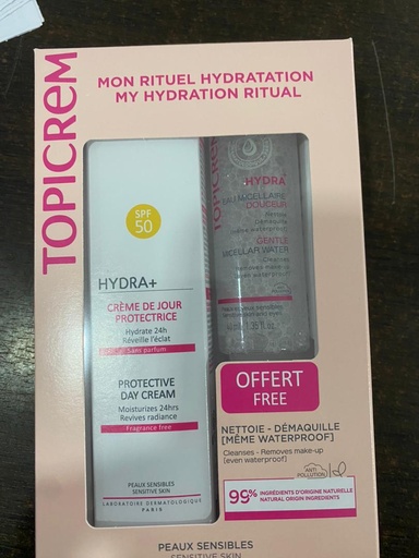 TOPICREM CR JOUR+ EAU MICELLAIRE 40 ML