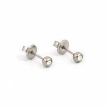 [4867562204] STUDEX BOUCLES BEZEL 3MM REF 7512-0204