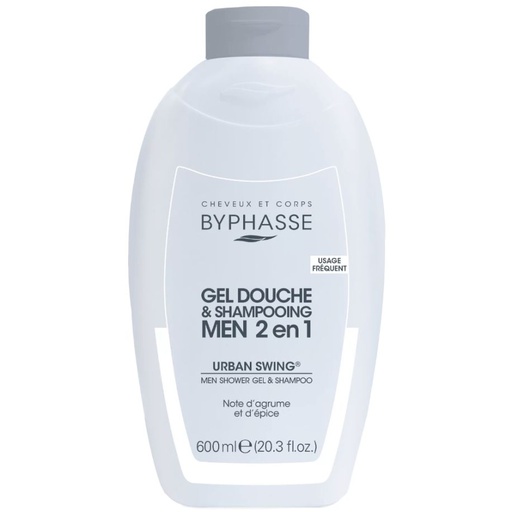 BYPHASSE GEL DOUCHE-SHAMP 2EN1 URBAN SWING HOMME 500 ML