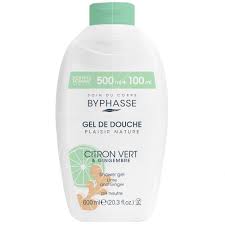 BYPHASSE GEL DOUCHE CITRON VERT/GINGEMBRE 500 ML