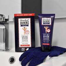 BLONDEPIL HOMME CR DEPILATOIRE FL/200 ML+GANT