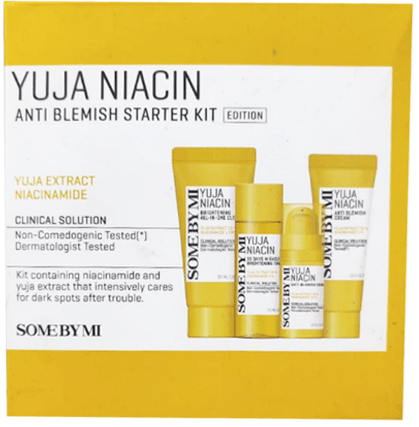 SOMEBYMI YUJA NIACIN anti-blemish starter kit