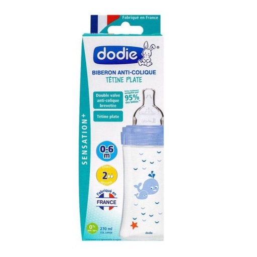DODIE BIB SENS PLASTIK 270 ML
