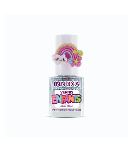 INX VERNIS A ONGLE ENFANT ARC-EN-CIEL PAILLETTE