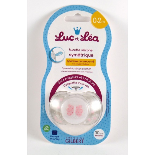 LUC&LEA SUCET 0-2MOIS COEUR/PAPILLON