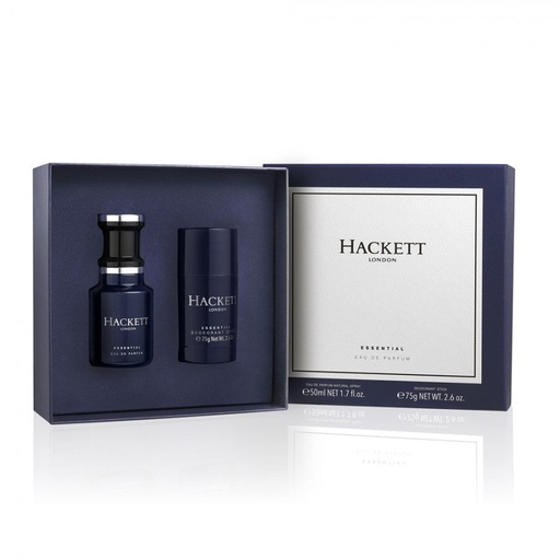 PARF HACKETT COF ESSENTIAL EDP 50ML + DEO STICK-2 75GR