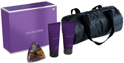 PARF MAUBOUSSIN COF FEMME EDP 100ML + SG 100ML+LAIT CORPS 100ML+SAC SPORT