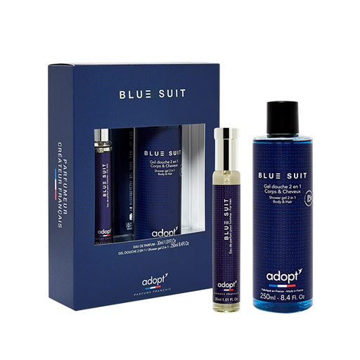 ADOPT COFFRET BLUE SUIT