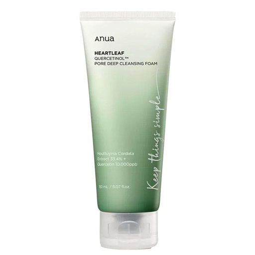 ANUA - HEARTLEAF QUERCETINOL PORE DEEP CLEANSING FOAM 150ML
