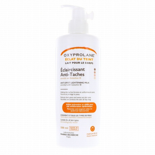 [3760274570391] OXYPROLANE ECLAT DU TEINT LAIT CORPS 500ML