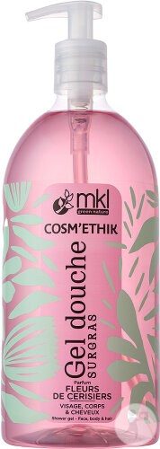[3760162121056] MKL GEL DOUCHE FLEURS DE CERISIERS COSM'ETHIK 1L