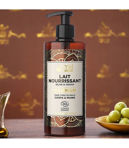 [3760162123234] MKL LAIT NOURRISSANT OLIVE ARGAN BIO HAMMAM 400ml