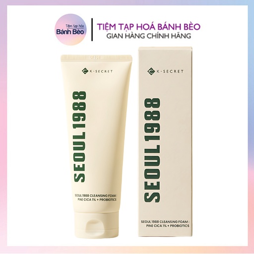 [880969524553] KSECRET-SEOUL 1988 CLEANSING FOAM:PINE CICA+PROBIOTICS 150ml