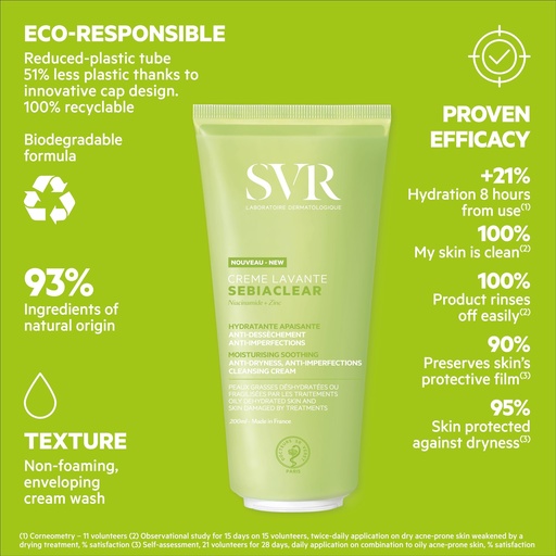 [36236100335] SVR SEBIACLEAR CREME HYDRANTANTE APAISANTE 200ML