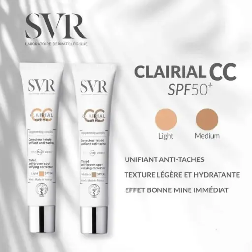 [3401360315266] SVR CLAIRIAL CC SPF50+LIGHT 40ML