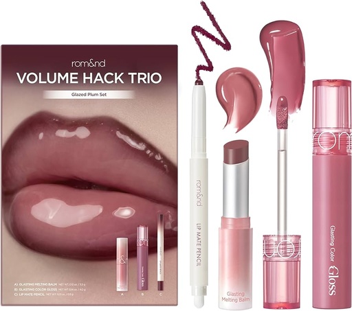 [8800258086595] ROMAND-VOLUME HACK TRIO-5 TYPES [GLAZED PLUM SET]